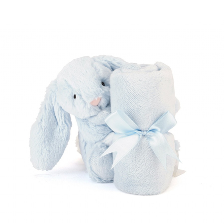 Photo de Jellycat® Doudou Bashful Blue Bunny 34cm