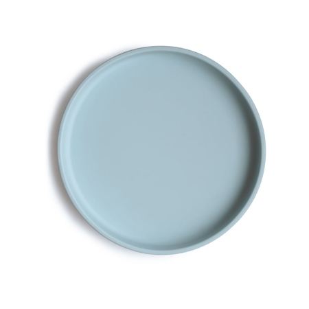 Photo de Mushie® Assiette ventouse en silicone - Powder Blue