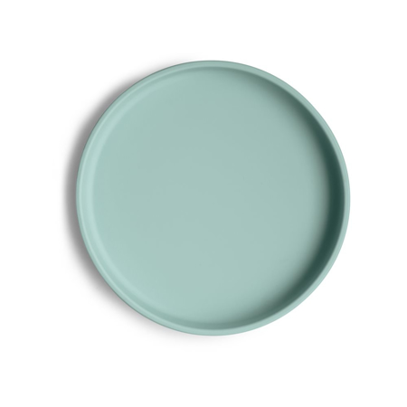 Photo de Mushie® Assiette ventouse en silicone - Cambridge Blue