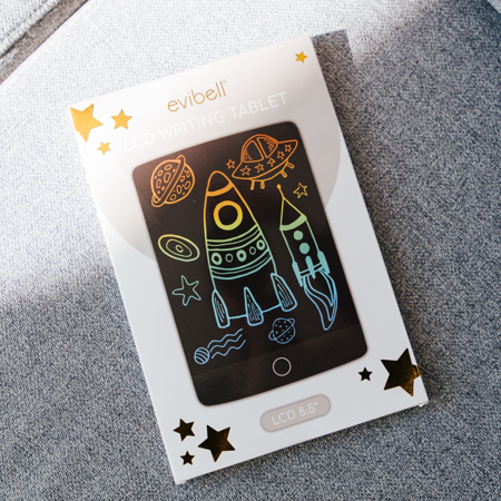 Photo de Evibell® Tablette à dessin LCD pour enfant 20x14 Black
