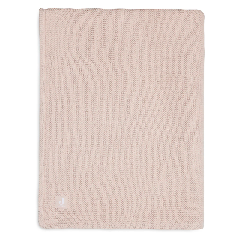 Photo de Jollein® Couverture Basic Knit 100x75 Pale Pink/Coral Fleece