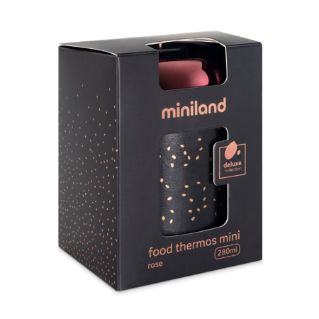 Photo de Miniland® Thermos Mini Deluxe Rose 280ml