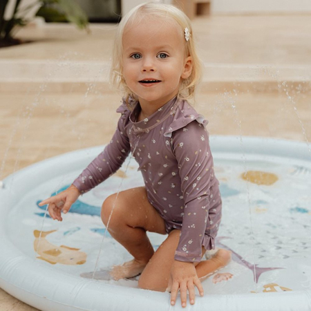 Photo de Little Dutch® T-shirt de bain avec protection UV Mauve Blossom