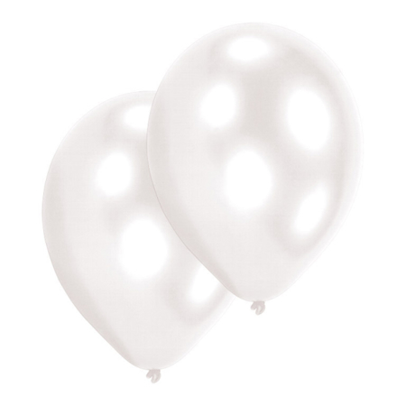 Amscan® 10 Ballons en latex  27,5 cm Pearl White