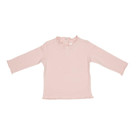 Photo de Little Dutch® T-shirt manches longues avec volants Vintage Soft Pink (74)