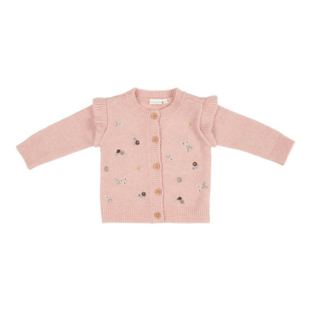 Little Dutch® Kids Cardigan brodé Soft Pink (74)