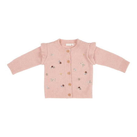 Little Dutch® Kids Cardigan brodé Soft Pink (86)