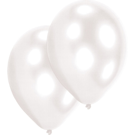 Photo de Amscan® 10 Ballons en latex  27,5 cm White