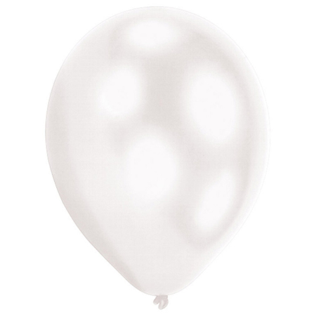 Amscan® 5 Ballons en latex avec LED 27,5 cm White