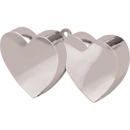 Amscan® Poids pour ballon Coeur 170g Silver 