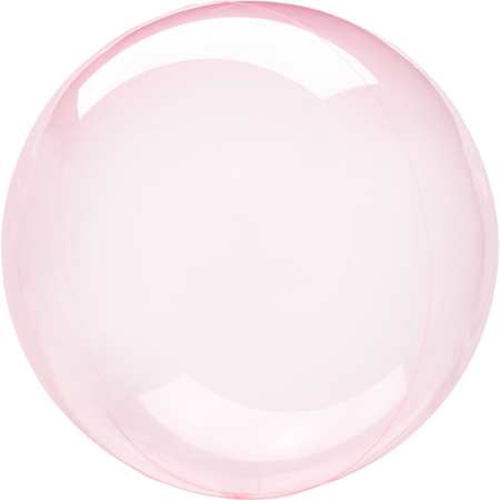 Photo de Amscan® Ballon rond  Crystal Clearz™ (46 cm) Petite Dark Pink