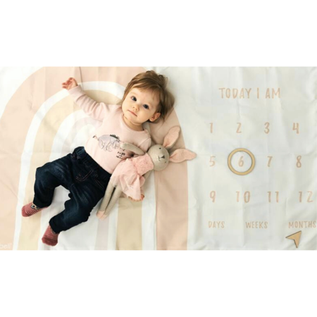 Photo de Evibell® Couverture Etape de bébé Milestone Blush