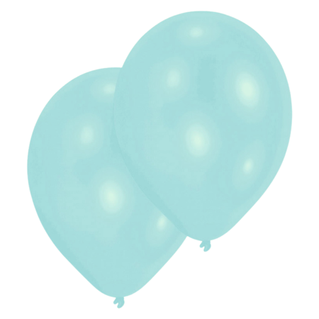 Photo de Amscan® 10 Ballons en latex  27,5 cm Pearl Blue