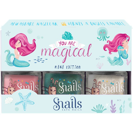Snails® Set de vernis à ongles à base d'eau Magical Mini 7ml - Tooth Fairy, Aurora, Frost Queen