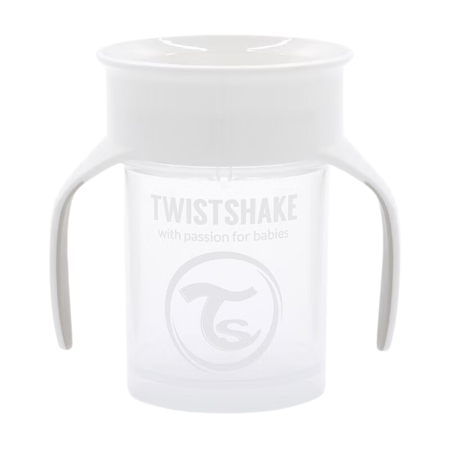 Photo de Twistshake® Gobelet 360 anti-dégâts 230ml - White