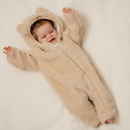 Photo de Little Dutch® Grenouillère Teddy Baby Bunny Sand