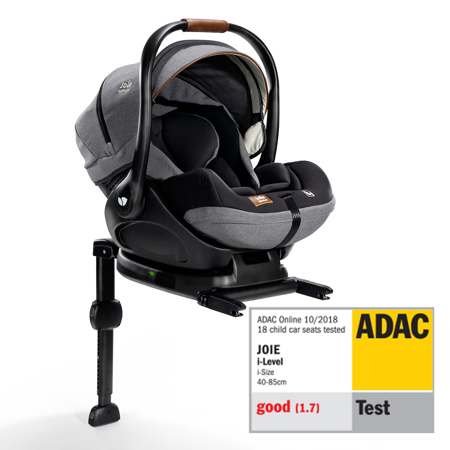 Joie® Siège auto pour bébé inclinable à 157°i-Level™ Recline i-Size 0+ (40-85 cm) Signature Carbon