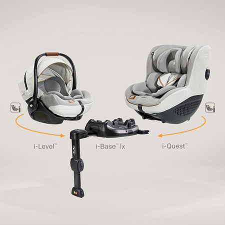 Photo de Joie® Siège auto pour bébé inclinable à 157°i-Level™ Recline i-Size 0+ (40-85 cm) Signature Oyster