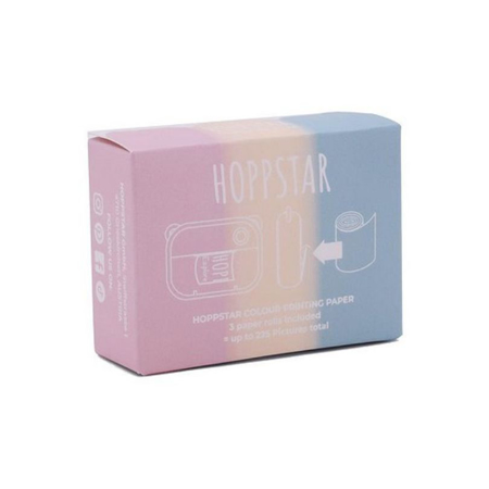 Photo de Hoppstar® Lot de 3 Rouleaux de Papier Thermique Pastel