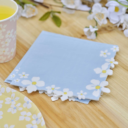 Photo de Ginger Ray® Serviettes en papier Floral 16 pièces