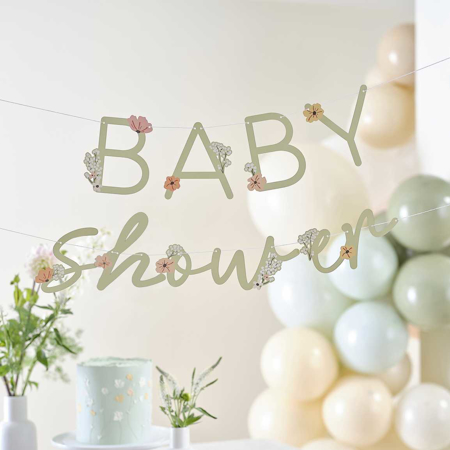Photo de Ginger Ray® Girlande Baby Shower Floral 
