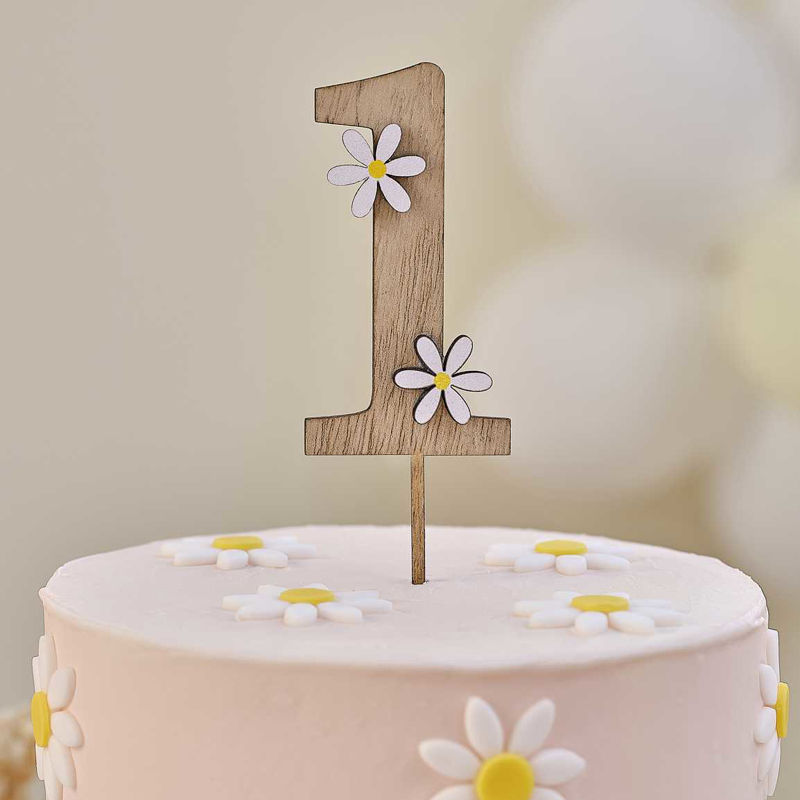 Photo de Ginger Ray® Décoration de gâteau Daisy 1st Birthday