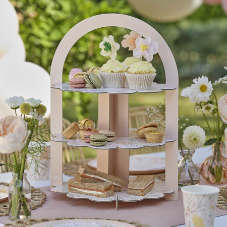 Photo de Ginger Ray® Présentoir à gâteaux Floral Afternoon Tea