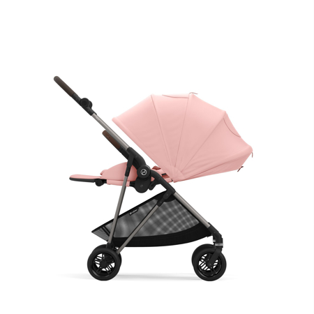 Cybex® Poussette Melio™ (0-15 kg) Candy Pink (Taupe Frame)