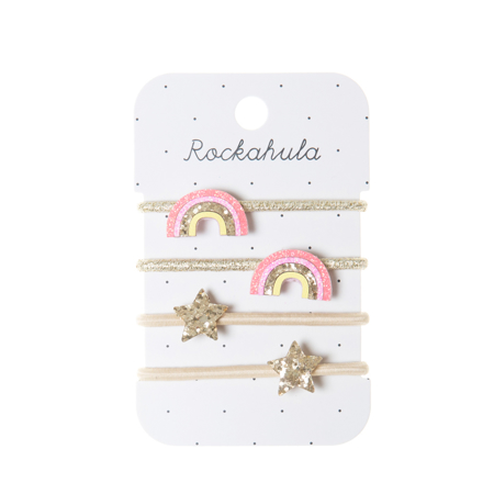 Photo de Rockahula® Elastiques à cheveux Cheerful Rainbow