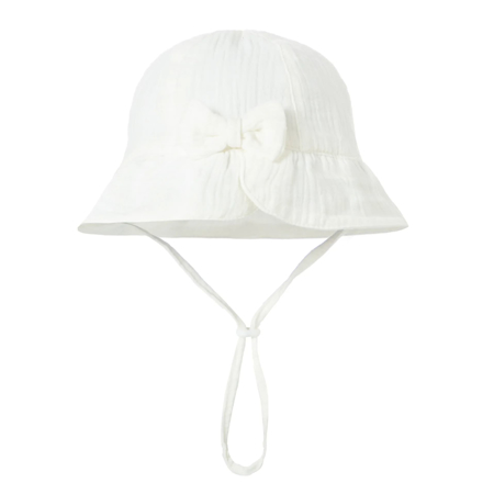 Photo de Chapeau d'été en coton (43-49 cm) White